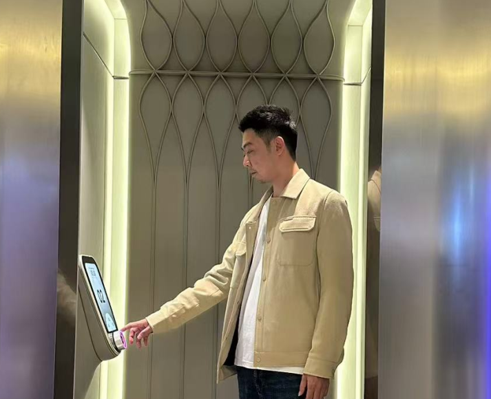 Who can resist taking a picture of a beautiful elevator?